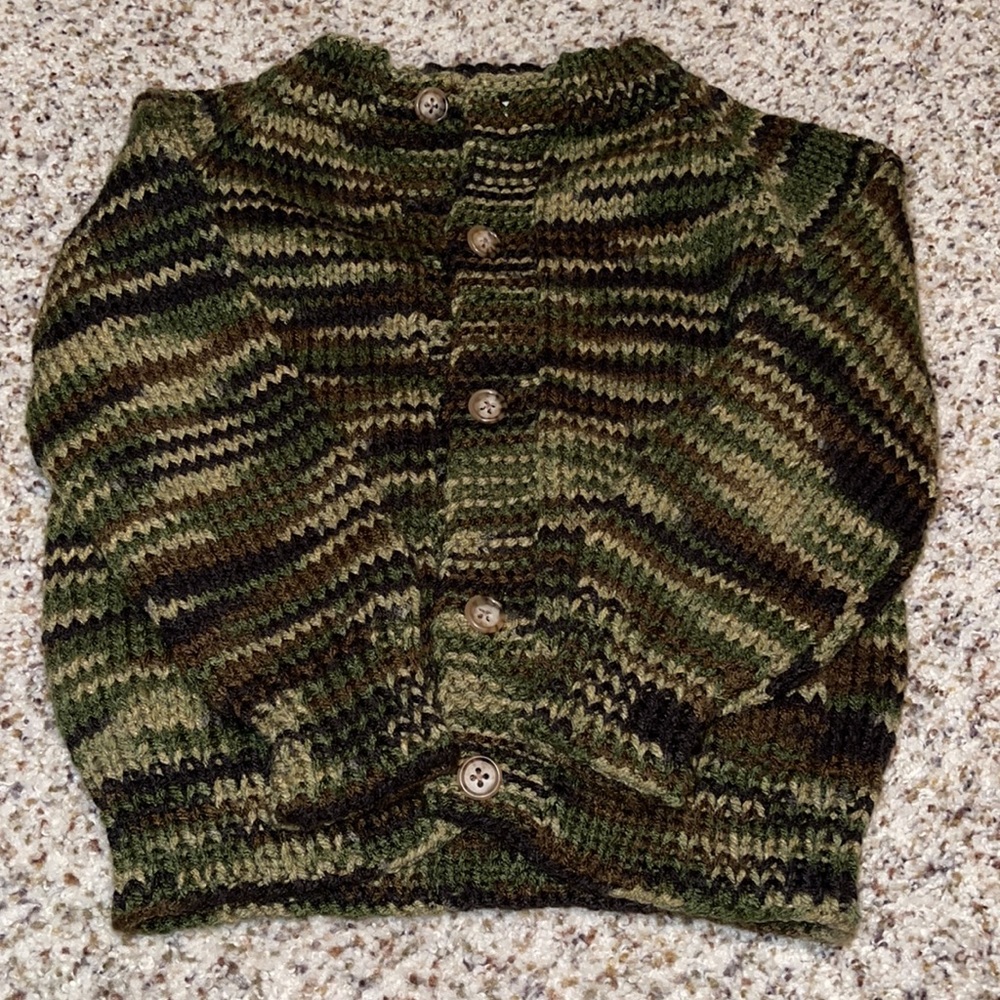 Little kids Mini’s Knit Button Sweater